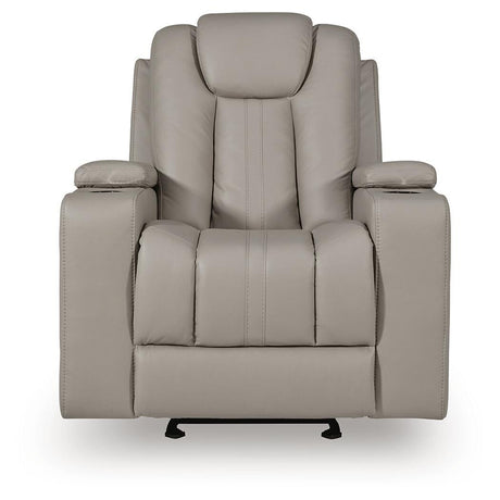 Elevate Edges Coin Glider Recliner from Ashley - Luna Furniture