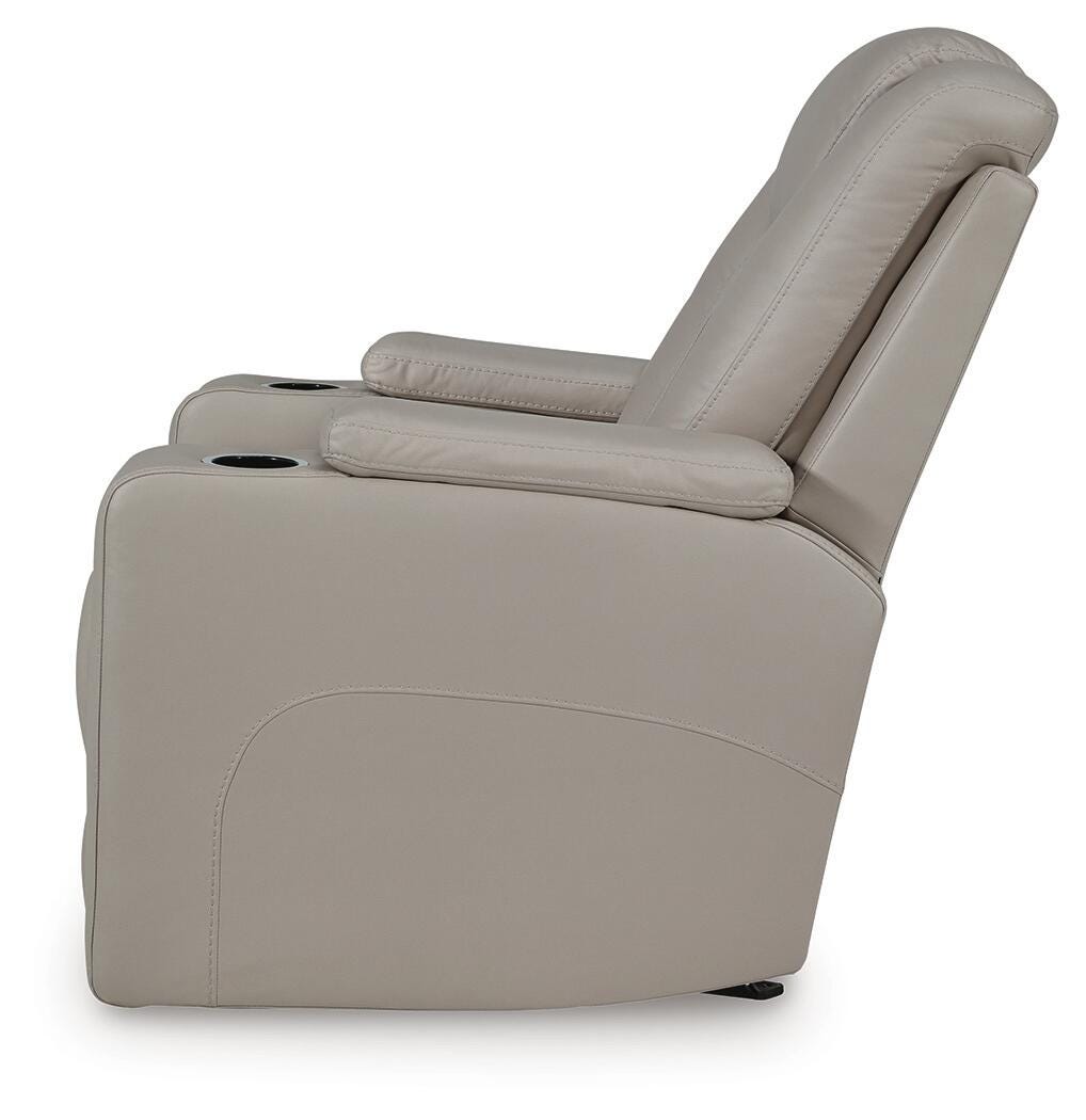 Elevate Edges Coin Glider Recliner from Ashley - Luna Furniture