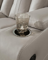 Elevate Edges Coin Glider Recliner from Ashley - Luna Furniture