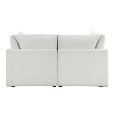 Annex Beige Chenille Loveseat from Homelegance - Luna Furniture