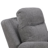 8340GRY-1PWHB Power Reclining Chair with Power Headrest, Power Lumbar Support, Bluetooth Speakers and Charging Ports from Homelegance - Luna Furniture