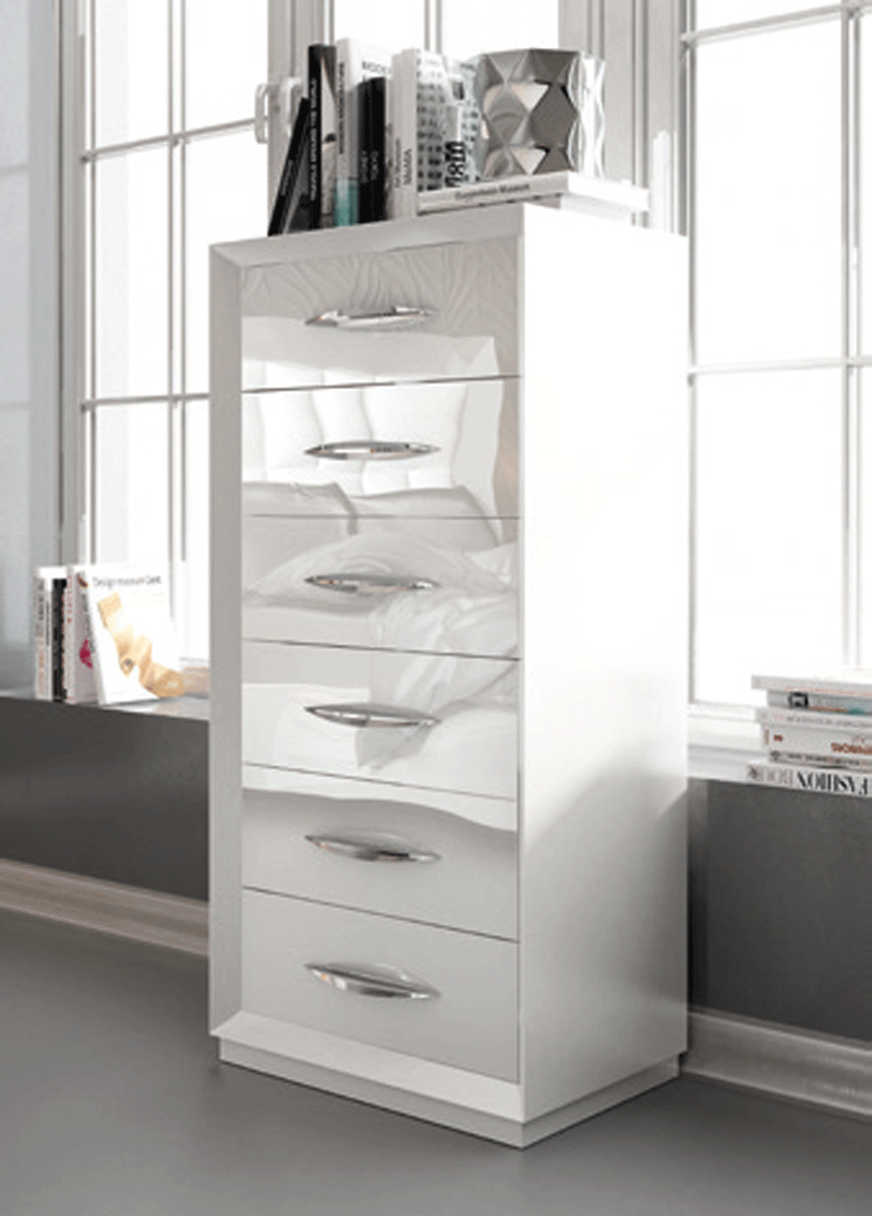 Carmen White Chest from ESF Furniture - Luna Furniture