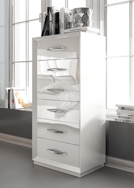 Carmen White Chest from ESF Furniture - Luna Furniture