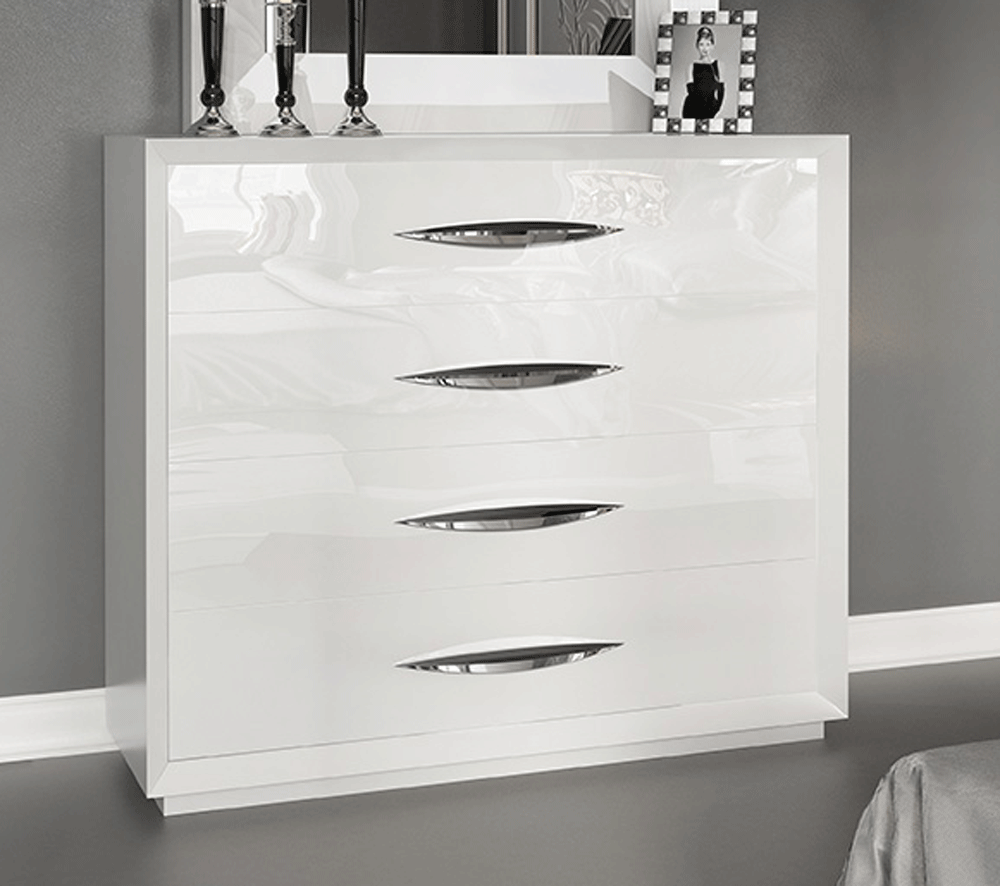 Carmen White Single Dresser from ESF Furniture - Luna Furniture