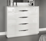 Carmen White Single Dresser from ESF Furniture - Luna Furniture