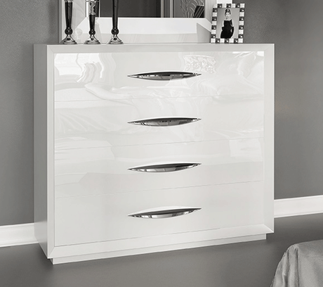 Carmen White Single Dresser from ESF Furniture - Luna Furniture