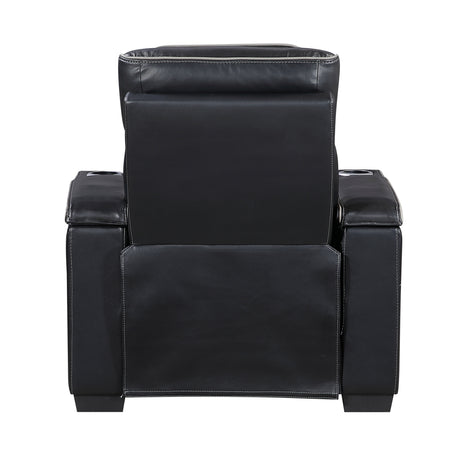 Cyber Black Power Reclining Living Room Set from Homelegance - Luna Furniture