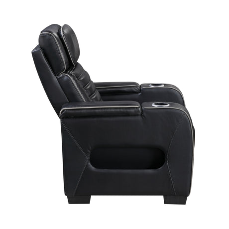 Cyber Black Power Reclining Living Room Set from Homelegance - Luna Furniture