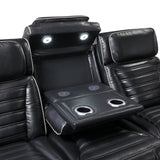 Cyber Black 2-Piece Power Reclining Living Room Set from Homelegance - Luna Furniture