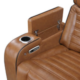 Phyllis Light Gray 2-Piece Reclining Living Room Set from Homelegance - Luna Furniture