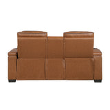 Cyber Brown 2-Piece Power Reclining Living Room Set from Homelegance - Luna Furniture