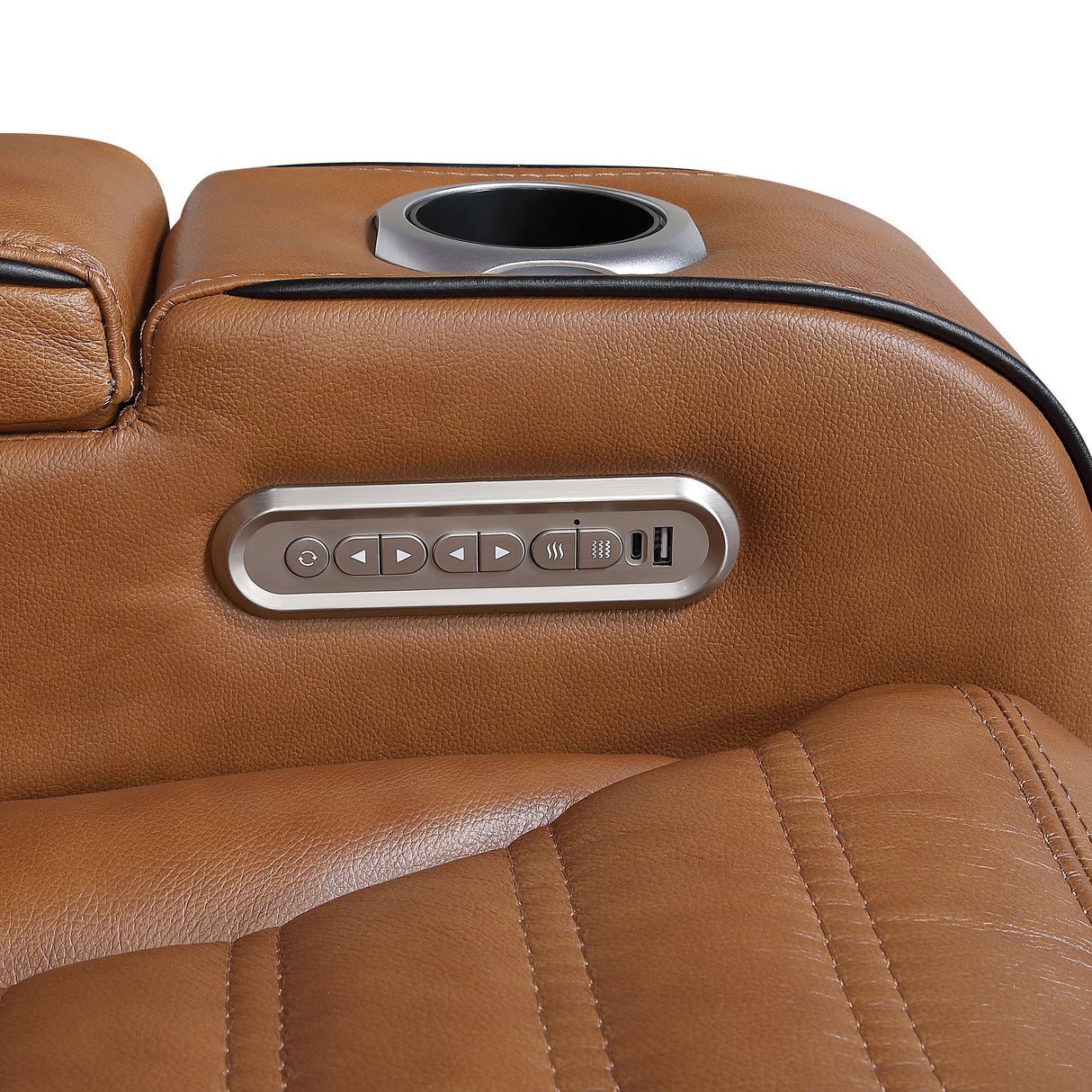 Cyber Brown 2-Piece Power Reclining Living Room Set from Homelegance - Luna Furniture