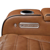 Cyber Brown 2-Piece Power Reclining Living Room Set from Homelegance - Luna Furniture