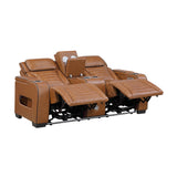 Cyber Brown 2-Piece Power Reclining Living Room Set from Homelegance - Luna Furniture