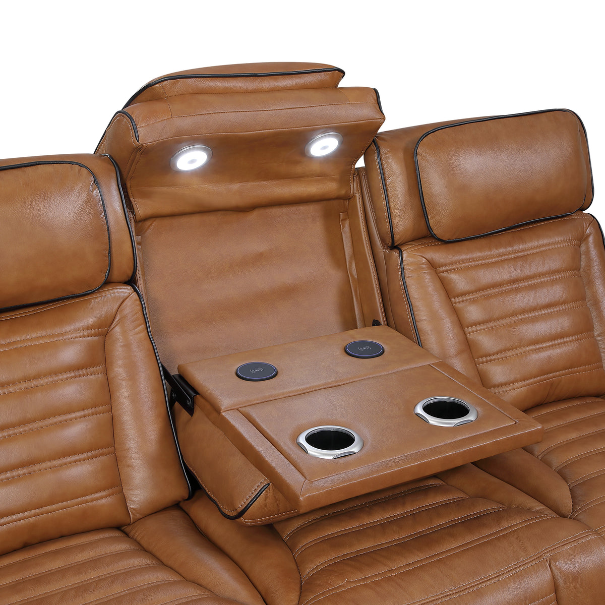 Phyllis Light Gray 2-Piece Reclining Living Room Set from Homelegance - Luna Furniture