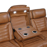 Phyllis Light Gray 2-Piece Reclining Living Room Set from Homelegance - Luna Furniture