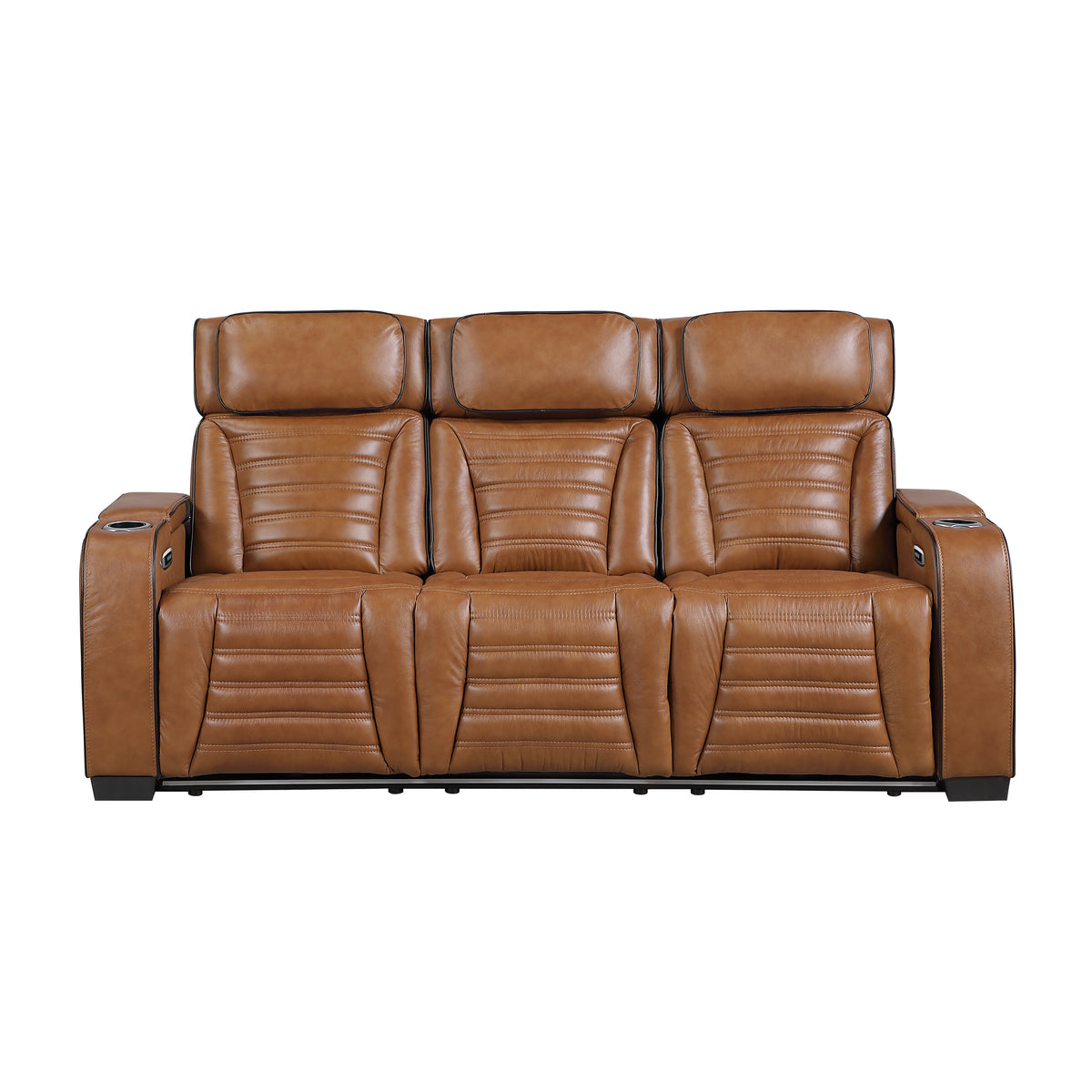 Phyllis Light Gray 2-Piece Reclining Living Room Set from Homelegance - Luna Furniture