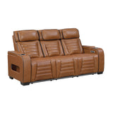 Phyllis Light Gray 2-Piece Reclining Living Room Set from Homelegance - Luna Furniture
