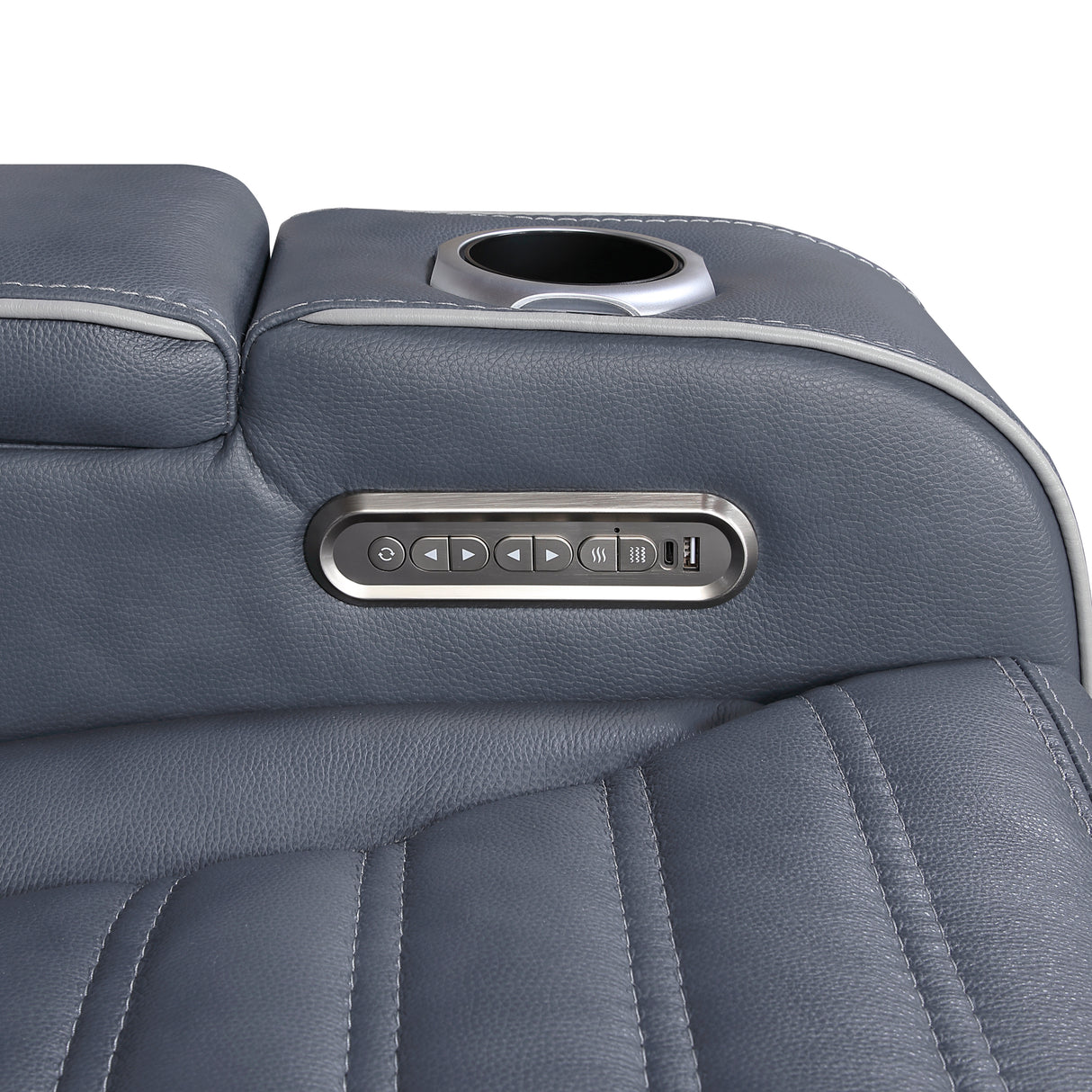 Cyber Blue 2-Piece Power Reclining Living Room Set from Homelegance - Luna Furniture