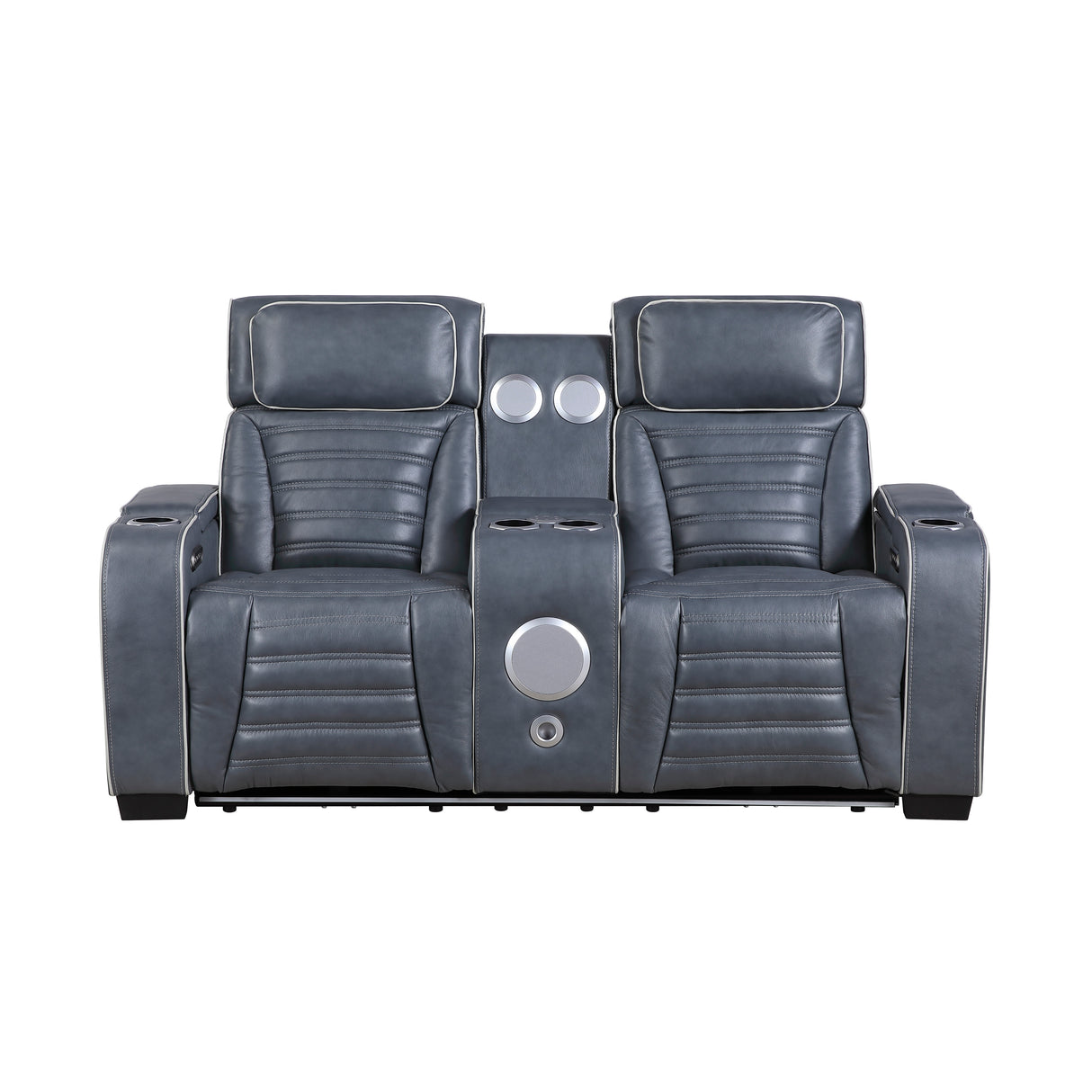 Cyber Blue 2-Piece Power Reclining Living Room Set from Homelegance - Luna Furniture