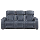 Cyber Blue 2-Piece Power Reclining Living Room Set from Homelegance - Luna Furniture