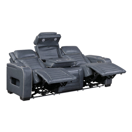 Cyber Blue Power Reclining Living Room Set from Homelegance - Luna Furniture