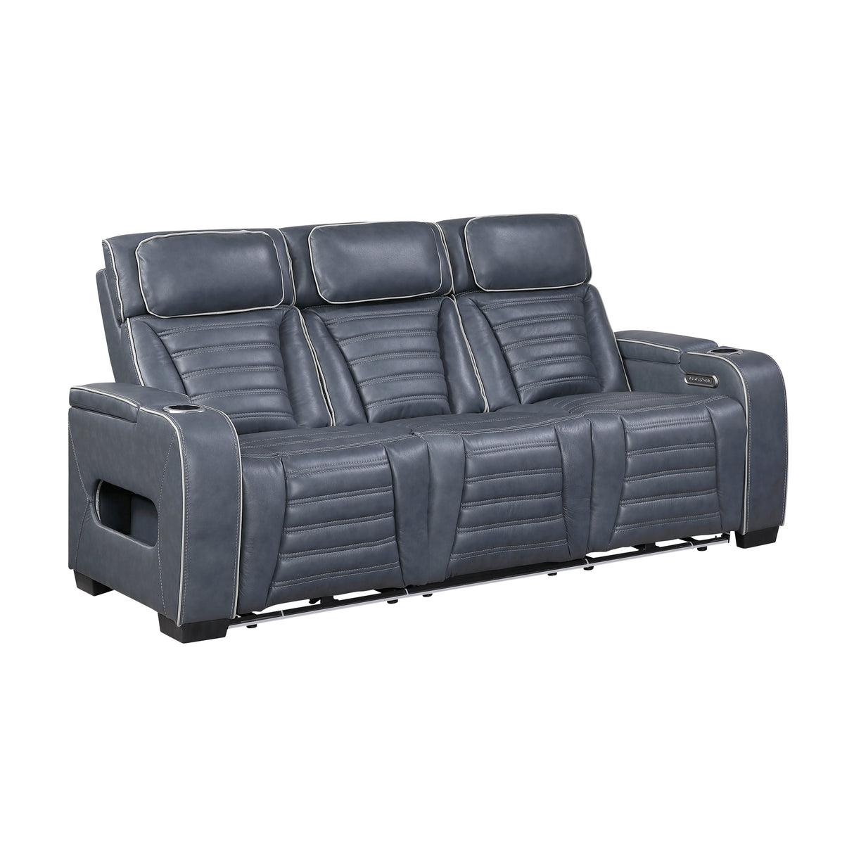 Cyber Blue 2-Piece Power Reclining Living Room Set from Homelegance - Luna Furniture