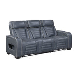 Cyber Blue 2-Piece Power Reclining Living Room Set from Homelegance - Luna Furniture