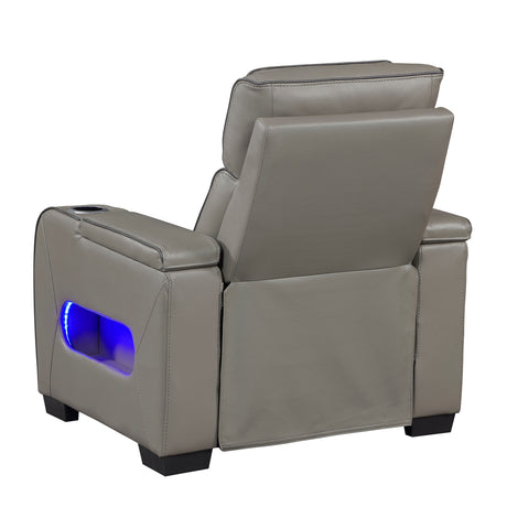 Cyber Gray Power Reclining Living Room Set from Homelegance - Luna Furniture