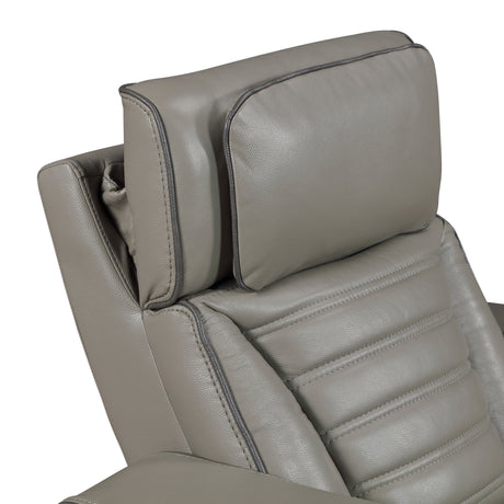 Cyber Gray 2-Piece Power Reclining Living Room Set from Homelegance - Luna Furniture