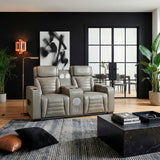 Cyber Gray 2-Piece Power Reclining Living Room Set