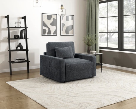 8345DGY-1 Convertible Sleeper Chair with Charging Ports from Homelegance - Luna Furniture