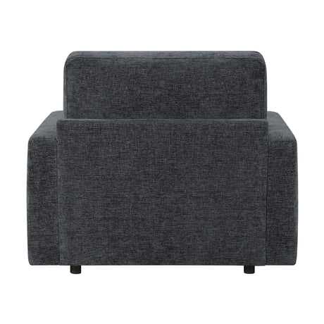 8345DGY-1 Convertible Sleeper Chair with Charging Ports from Homelegance - Luna Furniture