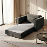8345DGY-1 Convertible Sleeper Chair with Charging Ports from Homelegance - Luna Furniture