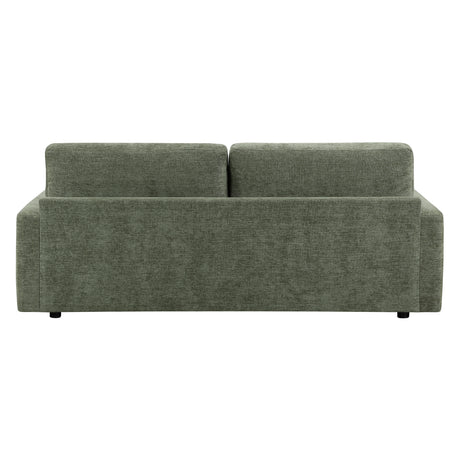 Cumulus Green 2-Piece Convertible RAF Sleeper Sectional from Homelegance - Luna Furniture