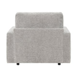 Cumulus Gray 2-Piece Right Side Chaise Sectional with Convertible Queen Sleeper