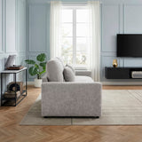 Cumulus Gray Convertible Queen Sleeper Sofa with Charging Ports from Homelegance - Luna Furniture