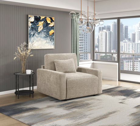 8345TPE-1 Convertible Sleeper Chair with Charging Ports from Homelegance - Luna Furniture
