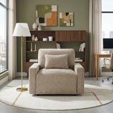 8345TPE-1 Convertible Sleeper Chair with Charging Ports from Homelegance - Luna Furniture