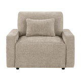 8345TPE-1 Convertible Sleeper Chair with Charging Ports from Homelegance - Luna Furniture