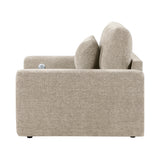 8345TPE-1 Convertible Sleeper Chair with Charging Ports from Homelegance - Luna Furniture