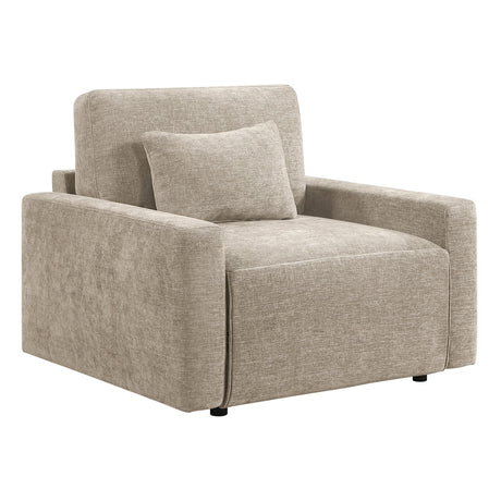 8345TPE-1 Convertible Sleeper Chair with Charging Ports from Homelegance - Luna Furniture