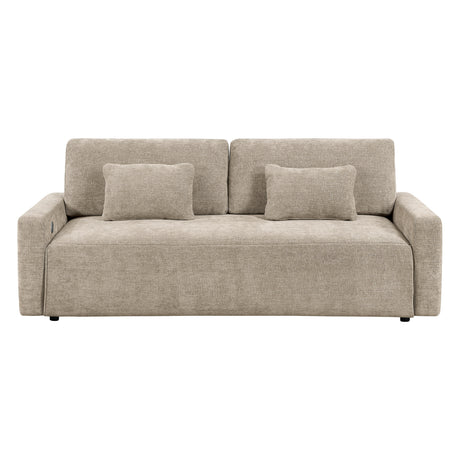 8345TPE-3 Convertible Queen Sleeper Sofa with Charging Ports from Homelegance - Luna Furniture