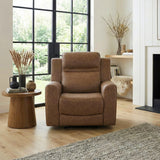 Hearth Brown Reclining Chair from Homelegance - Luna Furniture