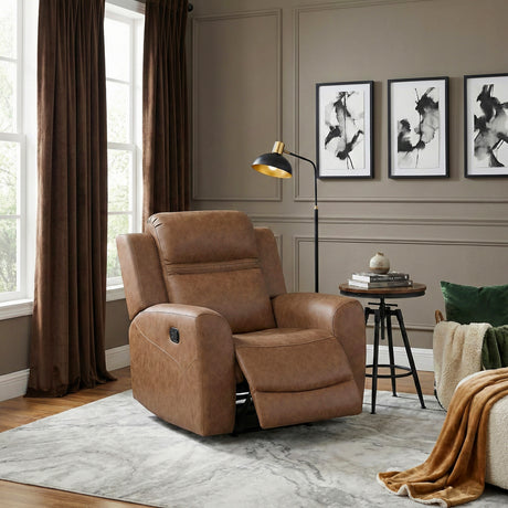 Hearth Brown Reclining Living Room Set from Homelegance - Luna Furniture