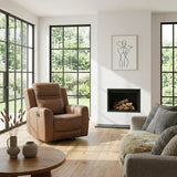 Hearth Brown Reclining Chair from Homelegance - Luna Furniture