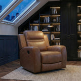 Hearth Brown Reclining Chair from Homelegance - Luna Furniture