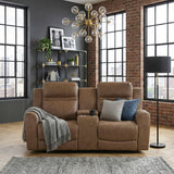 Hearth Charcoal Reclining Chair from Homelegance - Luna Furniture