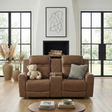 Hearth Charcoal Reclining Chair from Homelegance - Luna Furniture