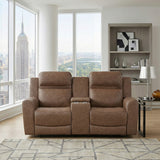Hearth Charcoal Reclining Chair from Homelegance - Luna Furniture